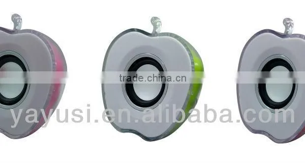 Lovely Apple Model Mini Speaker With Color Flash photo-5