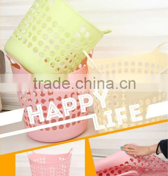 Plastic Soft pp Laundry Basket photo-2