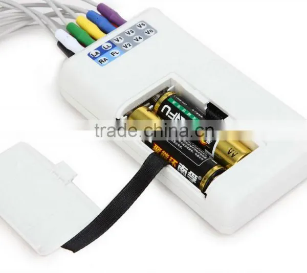 LCD Display Mini 12 Channels ECG Holter Monitor With Free Software 24 Hour Recording Time 3 Channel Optional 2G Flash Memory photo-3