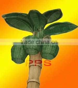 Rattan Palm Tree Lamp