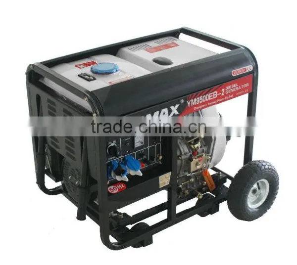 7kva Air Cooled Portable Open Type Diesel Generator photo-3