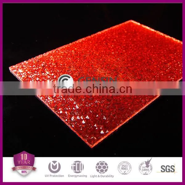 Colored Embossed Polycarbonate Sheet / PC Panel photo-2