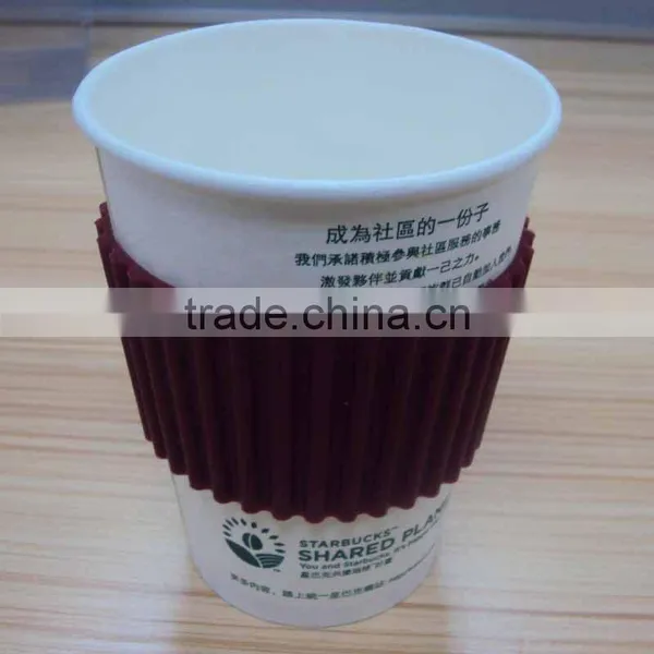 Drinkware Silicone Coffee Cup Sleeve for Starbucks