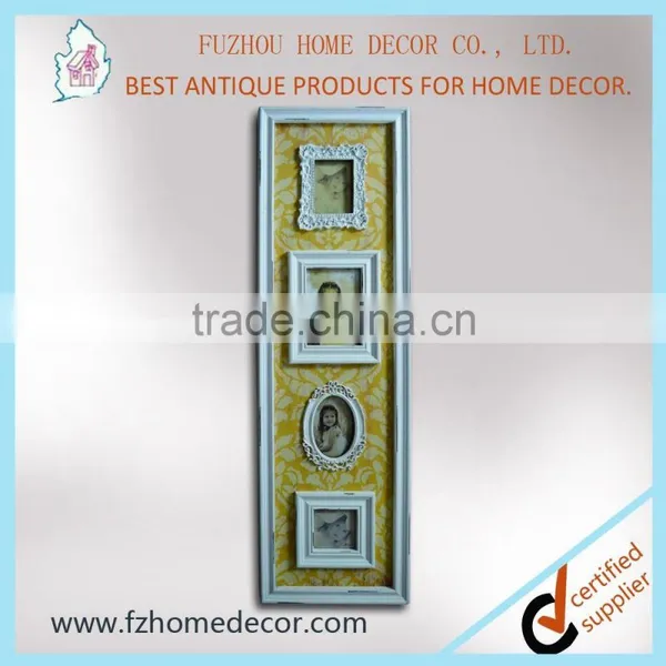 Home Decor Type Very Thick Handmade Wooden Collage Photo Frame With Resin Decor photo-2