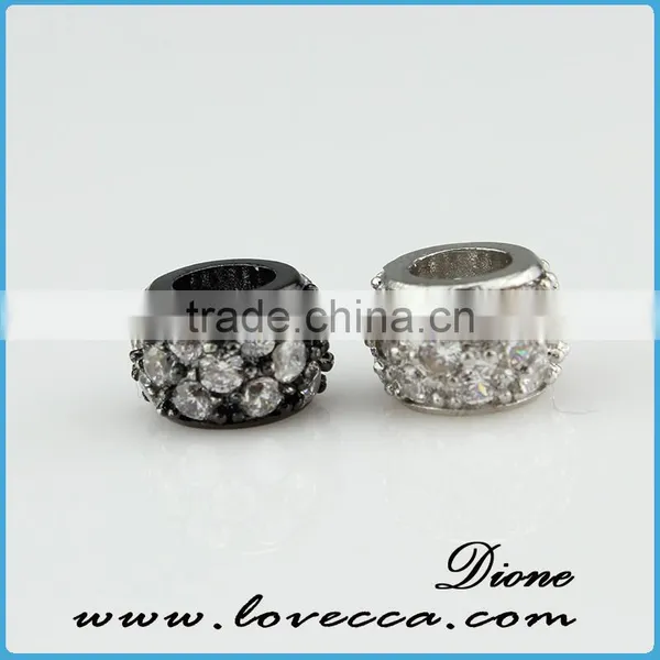 Hot Sale !!! New Wholesale Brass Mesh Round Metal Spacer Micropave Beads! photo-3