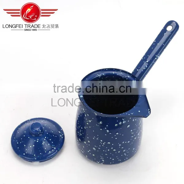 Blue Color Japanese/arabic Porcelain Coffee Set With Handle photo-5