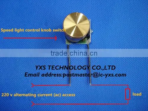 AC Dimmer 880W High Power Output Triac Snubberless Triac DDSCR Dimmer Switch photo-3