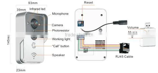 Wireless Wifi Waterproof Video Doorbell photo-2