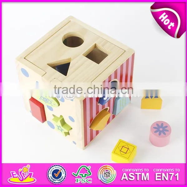 Best Children Coordinating Eye and Hand Wooden Educational Toys Funny Shape Blocks Kids Wooden Educational Toys W12D067 photo-2