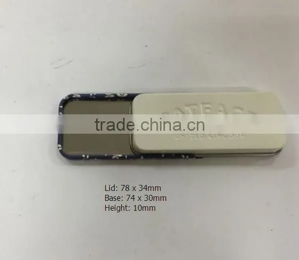 Mint Sliding Tin/sliding Tin Box photo-5
