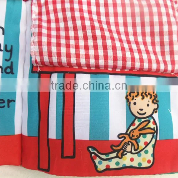 Hot Intelligence Development Baby Kids Educational Cloth Books Soft Series Colorful Fabric Kid Learning Book photo-2