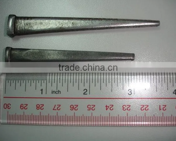 Cut Steel Nails Flat Tapered Nail for Concrete or Brick photo-3