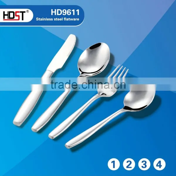 4pcs Best Selling Stainless Steel Fork Knife Spoon Dinnerware Sets; Wholesale Top Choice Dinnerware photo-4
