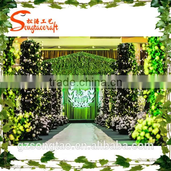 Man-made Artificial Flower Wall Party Decora Tive Artificial Flowers Walls New Design Customized Artificial Flower Wall photo-2