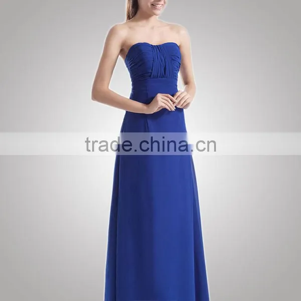 Active Popular Style New Model Chiffon Floor Length Bridesmaid Dress Free Sample Available photo-2