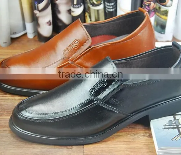 GZY Men Shoes Genuine Leather Business Male Shoes Stock Genuine Leather Whoelsale Guangzhou Export Quality 2017 photo-2