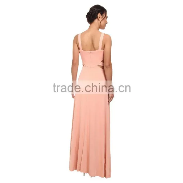 Latest Designs Knee Length Dresses Silk Evening Wedding Gown Dress photo-2