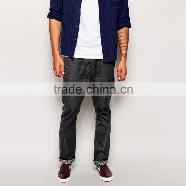 Boys Plain Special Fashion Design Scratch Jeans for Sale