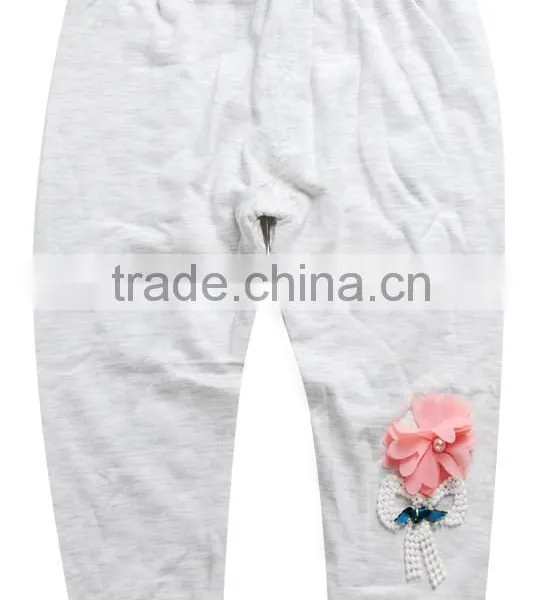 Customized China Oem Fashion Baby Girls Wholesale 100%cotton Baby Pants Adorable Pants Wholesale Good Quality Baby Pants photo-2