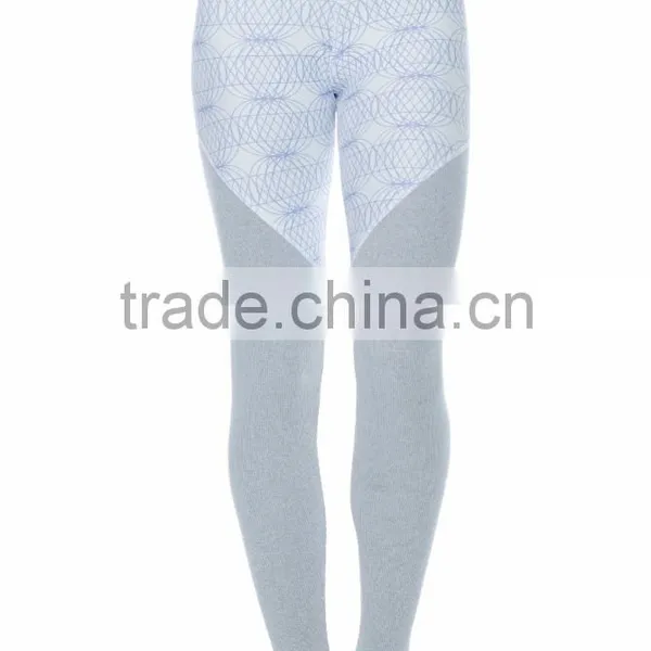 Dry Fit Custom Polyester Sublimated Sexy Ladies Leggings Gym Customized photo-5