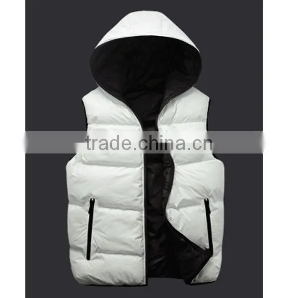 2015 Wholesale Customized Outdoor Men Slim Duck Down Vest photo-4