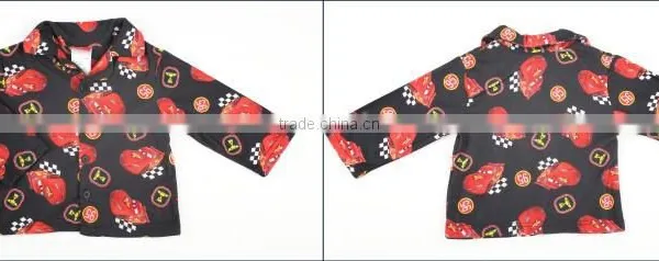 The Car Printing Fire Prevention Sleep Wear Baby Boy Sleeping Wear photo-2
