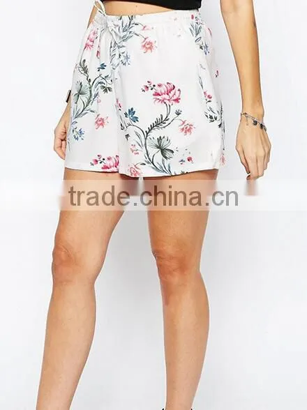 EY0604P 2017 Women Spring Summer Printed Sport Shorts photo-3