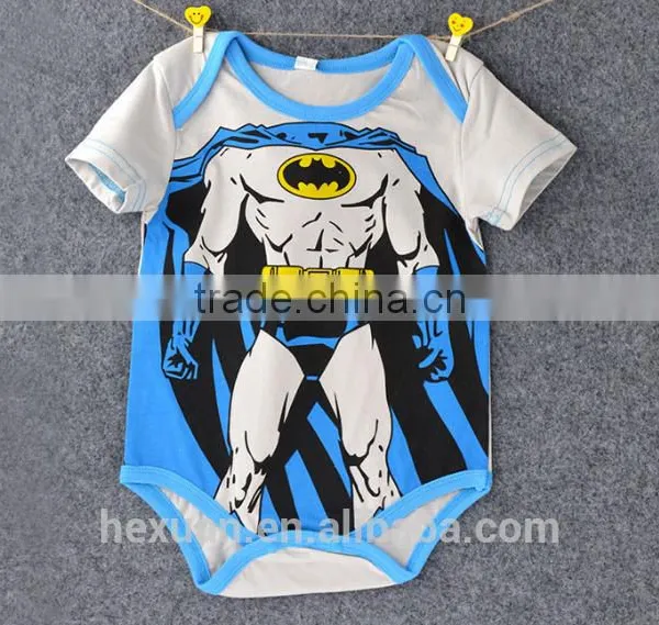 New Design 4 Pack Short Sleeve Funny Baby Romper photo-4