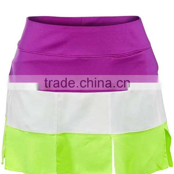 Two-way Stretch Fabric Running Skirt Slim Shorts Wholesale for Women photo-2