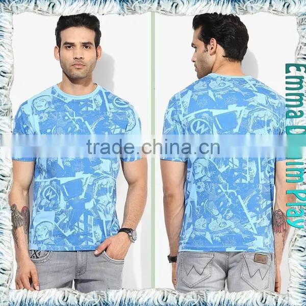 2017 Mens High Quality Customized Pattern Printing O-Neck T-Shirts photo-3