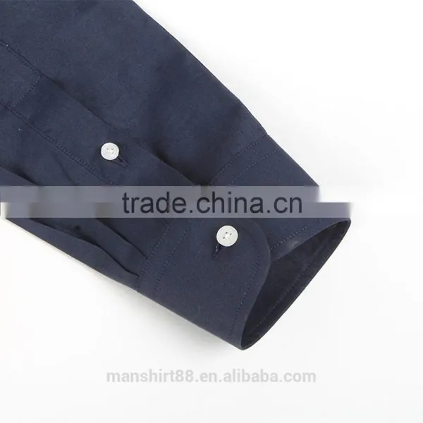 2017 New Fashion 100% Cotton Regular Collar Long Sleeve Causal Men Shirt photo-4