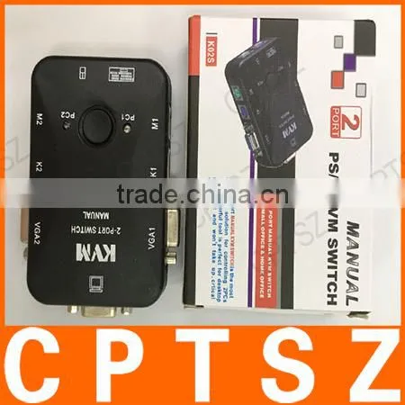 2017 New PS/2 200 MHz Plastic 2 Port KVM Switch photo-2