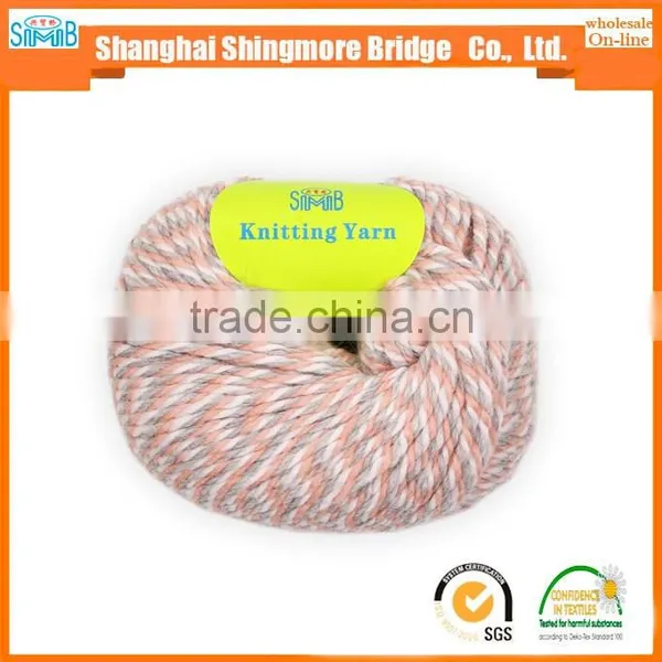 Online Shopping Knitting Yarns China Supplier Cheapest Wholesale Oeko Tex Certified Chunky Wool Yarn for Hand Knitting Sweater photo-4