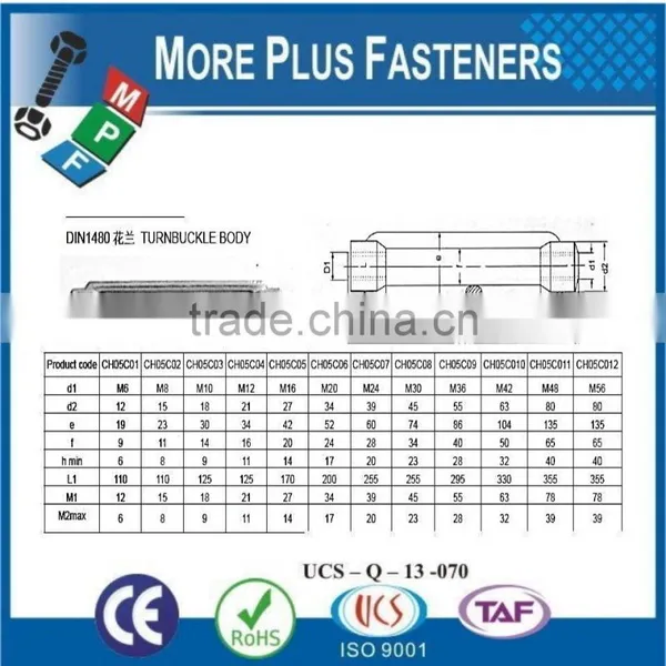 Made in Taiwan DIN 1480 Turnbuckle Frame photo-4