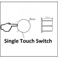 Plastic Single Touch Sensor Switch For 12VDC Input LED Lighting Products photo-2