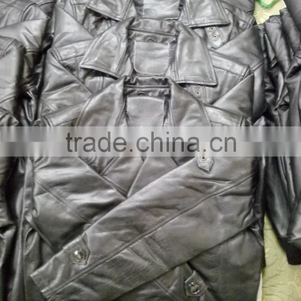Women Leather Long Coat With Front Zipper photo-4