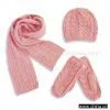 Sell Cable Stitch Scarf, Beanie & Gloves