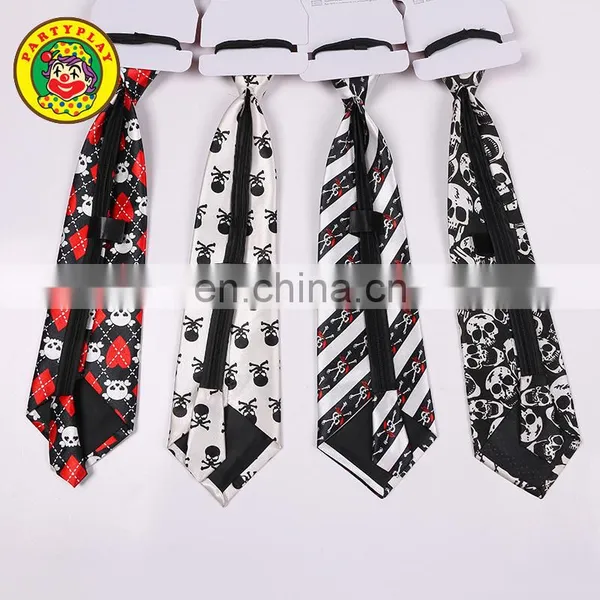 Wholesale Halloween Skull Printed Custom Ties photo-2