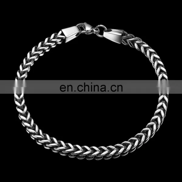 316L Stainless Steel Bracelet Hand Wrist Chain for Men Wholesale photo-3