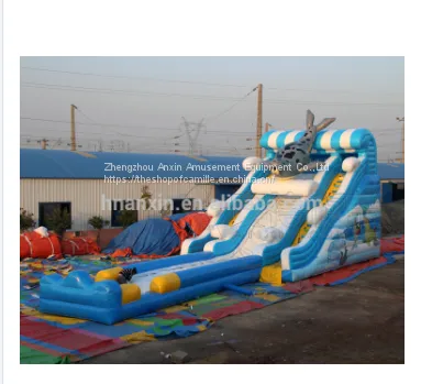 Inflatable Commercial Water Park Products Water Slides, Seal Sea Dog Type Inflatable Slide photo-5