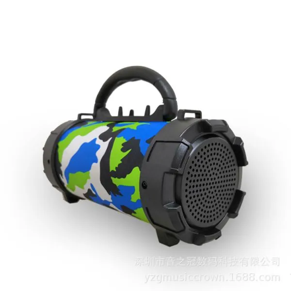Cylinder Bluetooth Speaker Outdoor Portable Wireless Card Flashlight Cannon Speaker photo-4