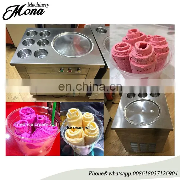 Portable Tasty Fry Ice Cream Maker Flat Pan Real Fruit Fry Ice Cream Machine photo-4