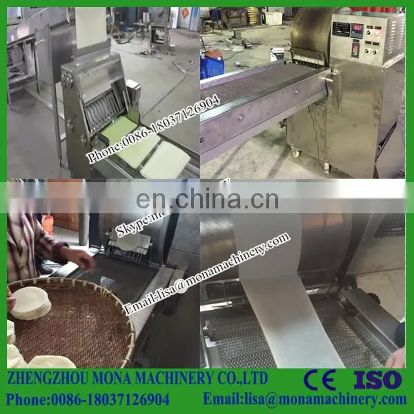 China Hot Sale Stainless Steel Spring Roll Sheet Making Machine/used Pastry Sheet Making Machine photo-2