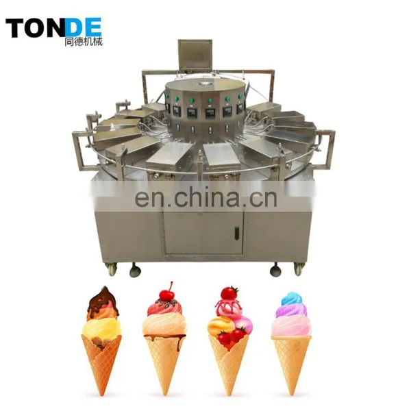 Ice Cream Sugar Cone Maker/Waffle Cone Forming And Baking Machine photo-5