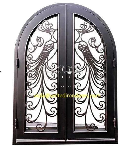 #002 Fashion Custom Wrought Iron Door
