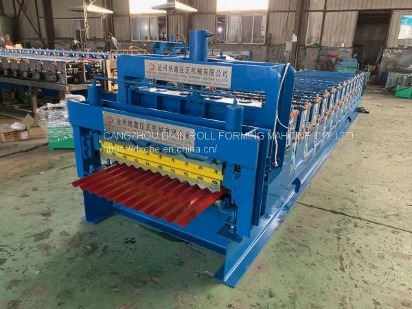 Fast Speed Corrugated IBR Double Layer Roof Sheet Tile Making Cold Roll Forming Machine Made In Cangzhou City With Good Quality photo-2