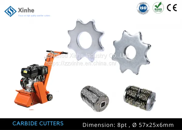 High Quality 8 Star Cutters Blastrac Scarifier Accessories Floor Scarifiers & Scarifying Machines Parts