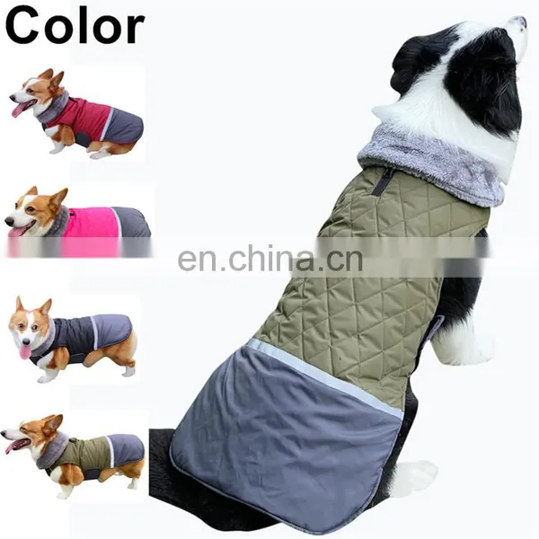 2020 Best Selling Pet Autumn and Winter Big Hairy Collar Double Face Waterproof Clothes photo-2