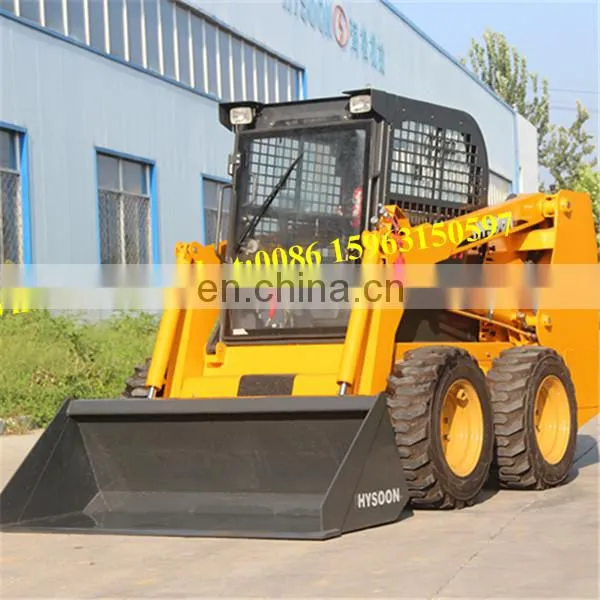 Utility Diesel Engine Hysoon Skid Steer Loader for Sale photo-5