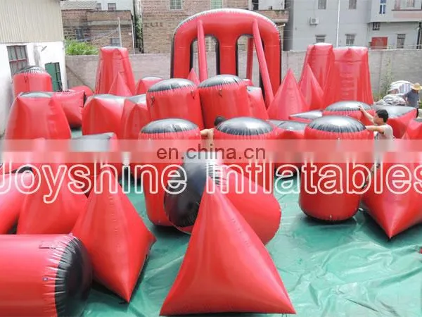 CS Game Archery Equipment PVC Inflatable Wall Lasertag Speed Ball Bunkers Set Air Soft Paintball Obstacle Bunker For Sale photo-3